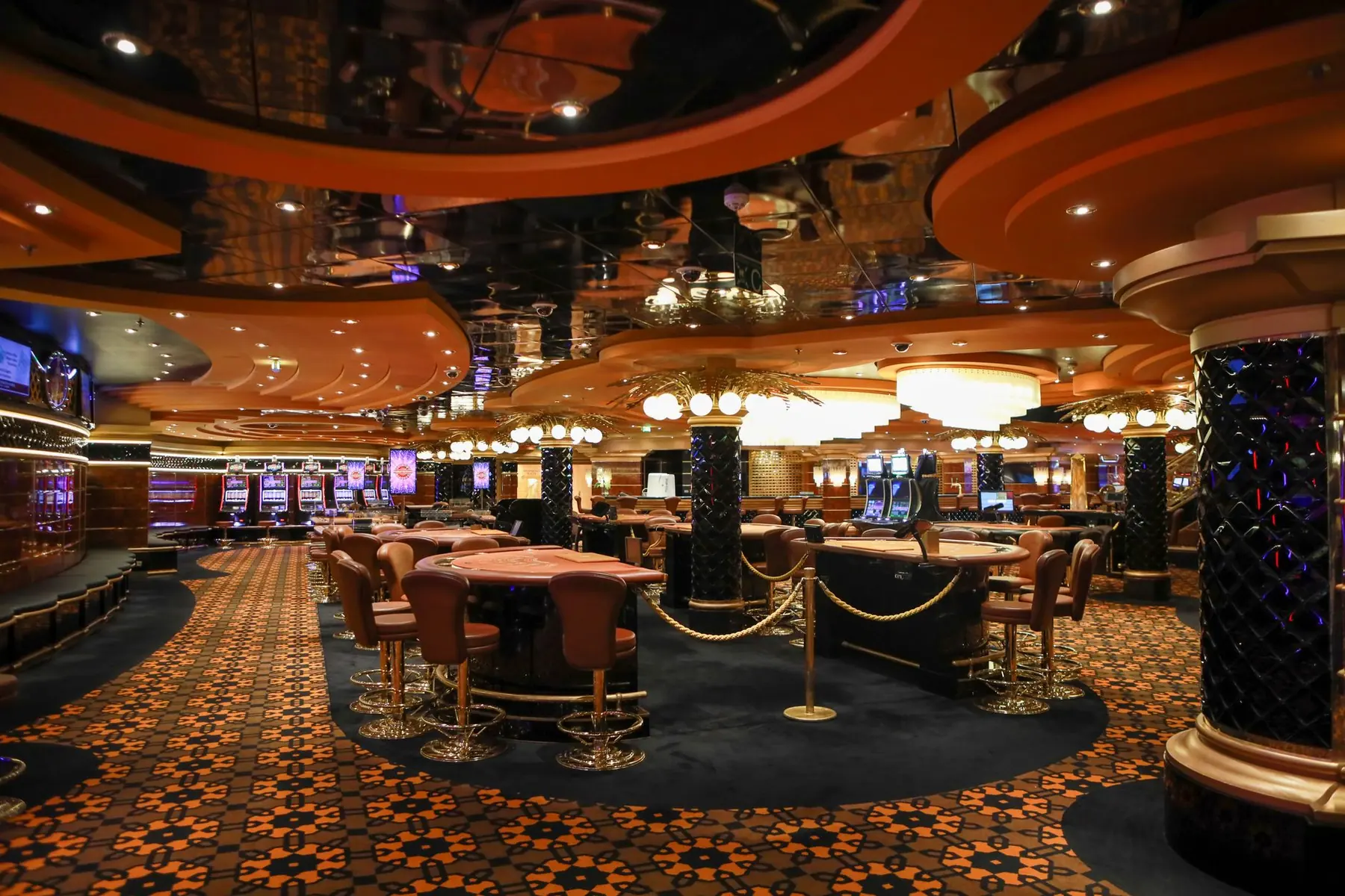 A physical casino at the heart of the resort